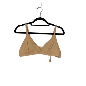 NWT Skims Everybody Triangle Bralette Ochre Bra Women's Nude Beige Size 2X